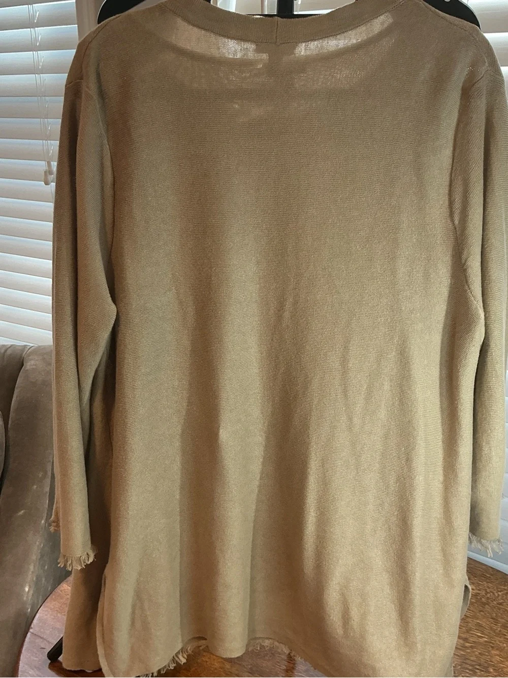 J. Jill Light Tan Open-Front Women's Cardigan Set